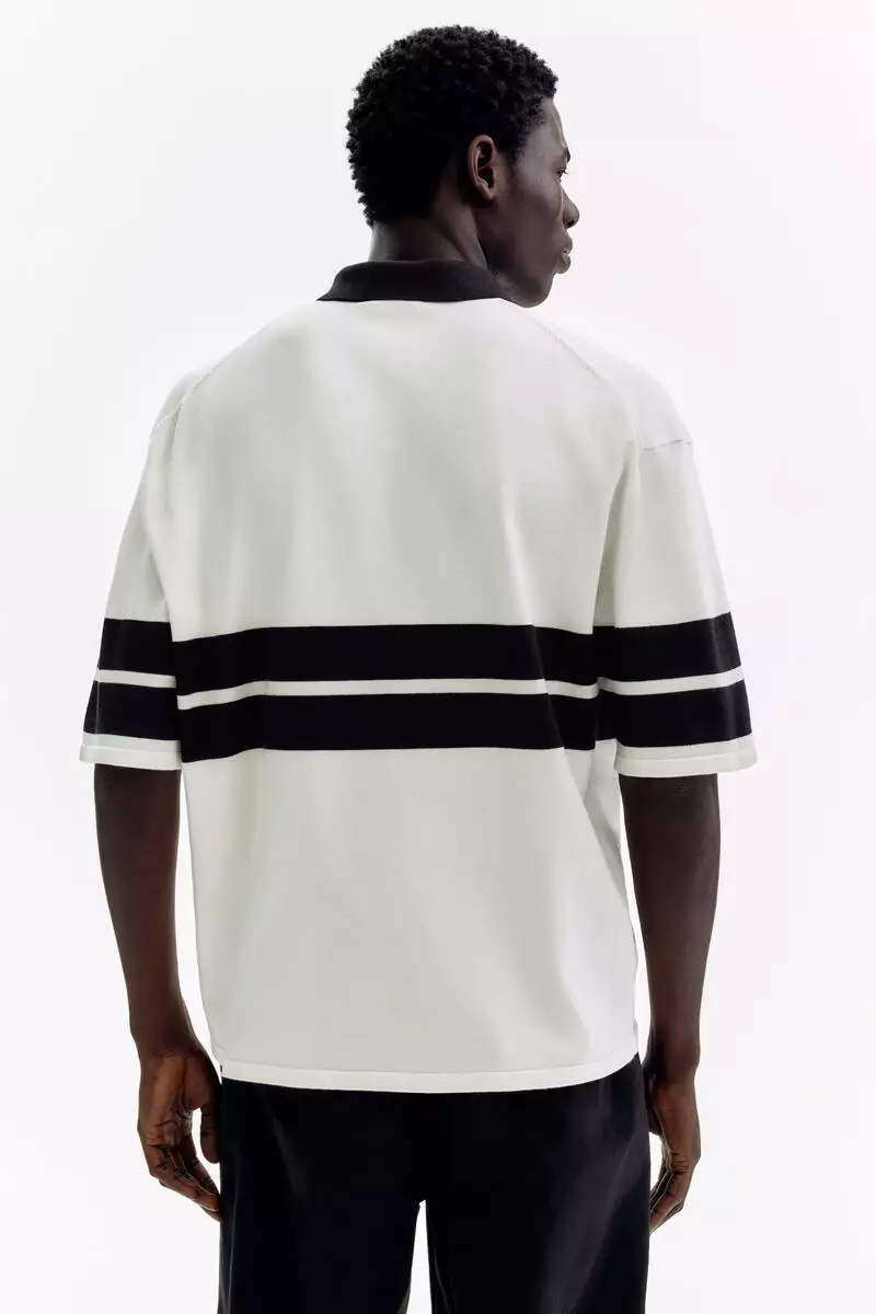 Loose Fit Knitted polo shirt