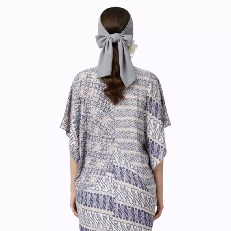 Dress Batik Wanita - Bhatara Batik Claudia - Dress Batik Modern Lengan Pendek