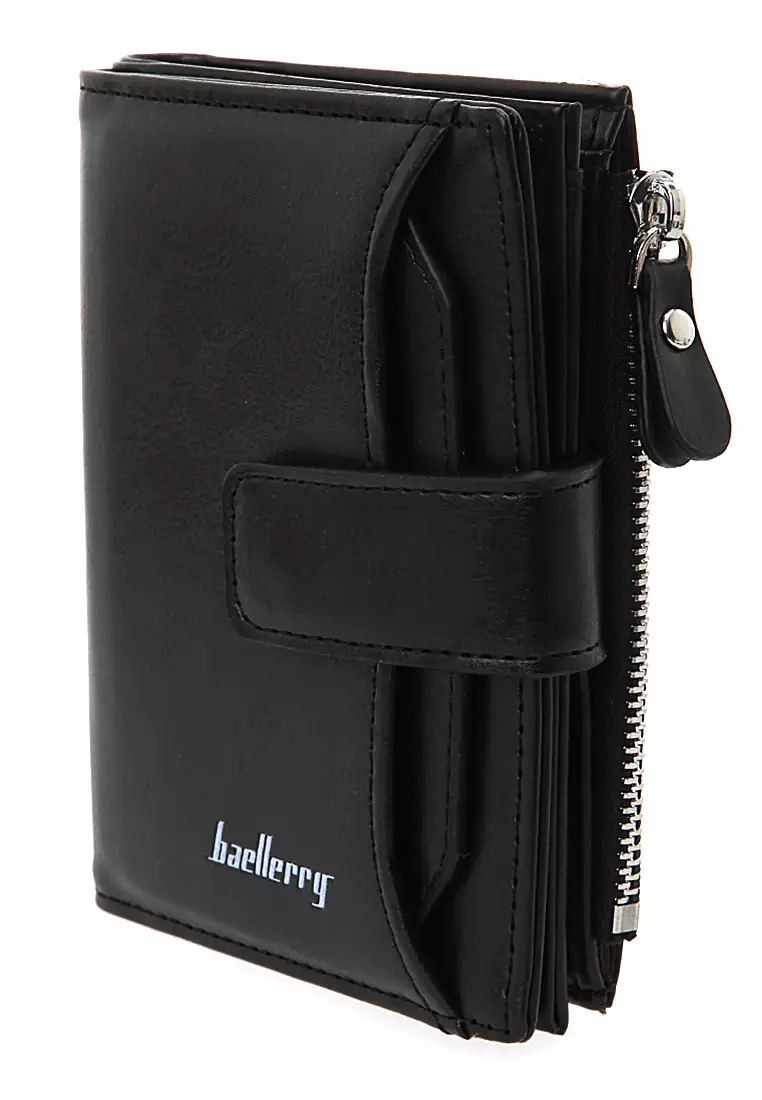 Dompet Kartu Pria Model Pendek Card Wallet Many Slot Material PU Leather ORIGINAL