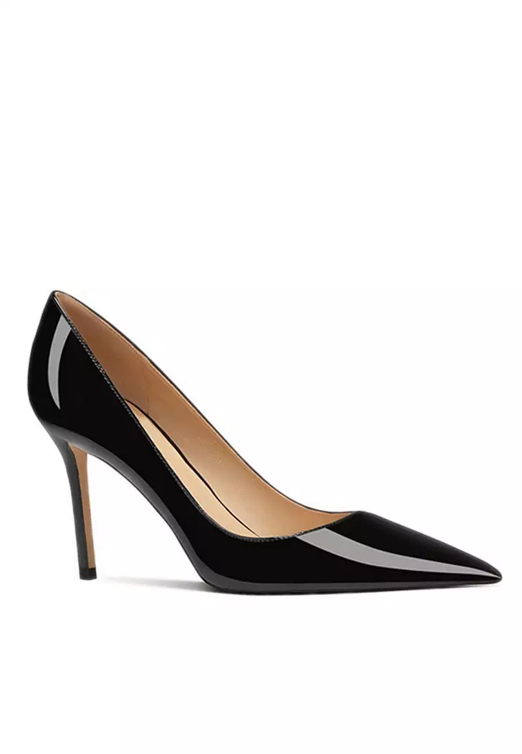 Twenty Eight Shoes 8CM Simple Pointed Patent Leather Wedding Heels PX710-1-1
