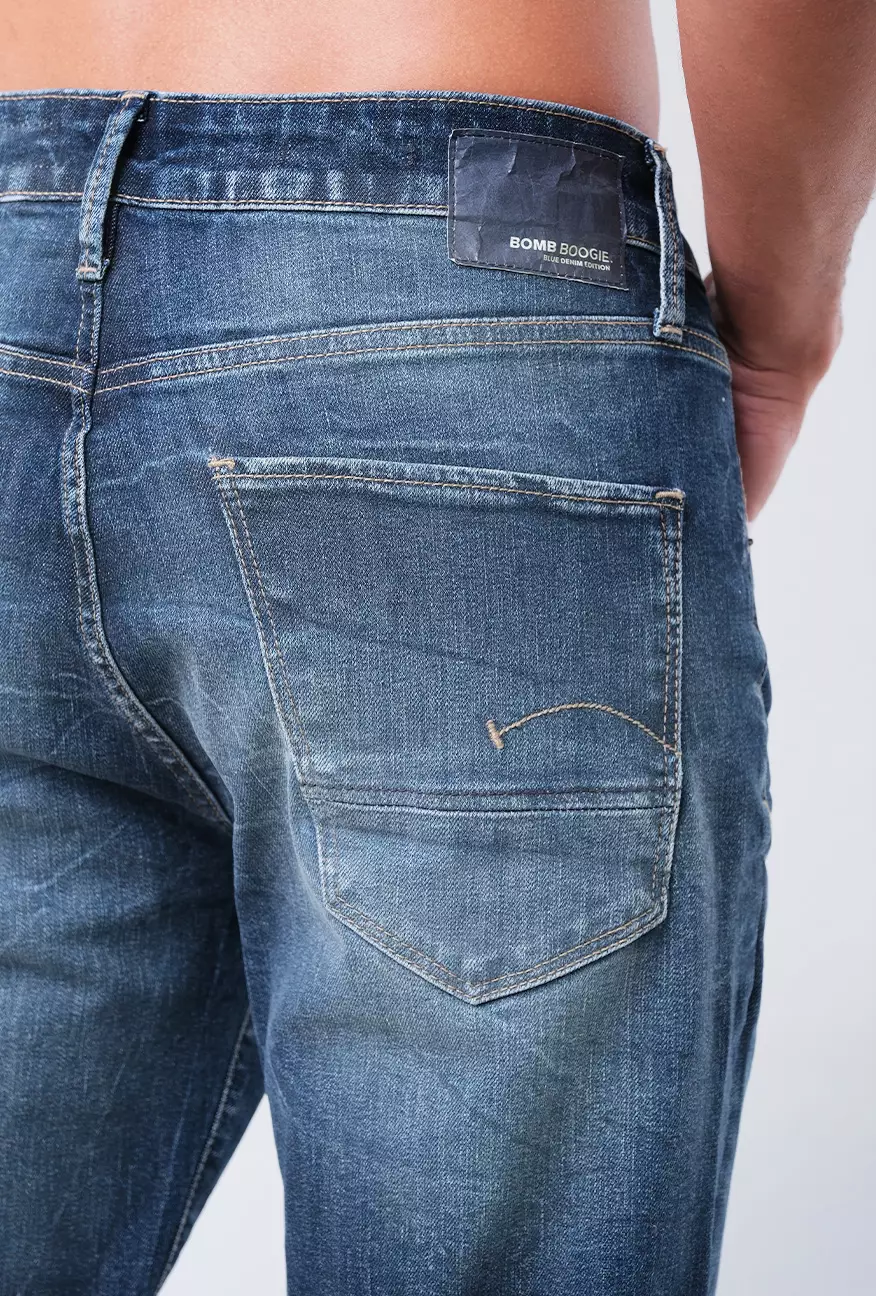 Celana Jeans Pria Slimfit K2