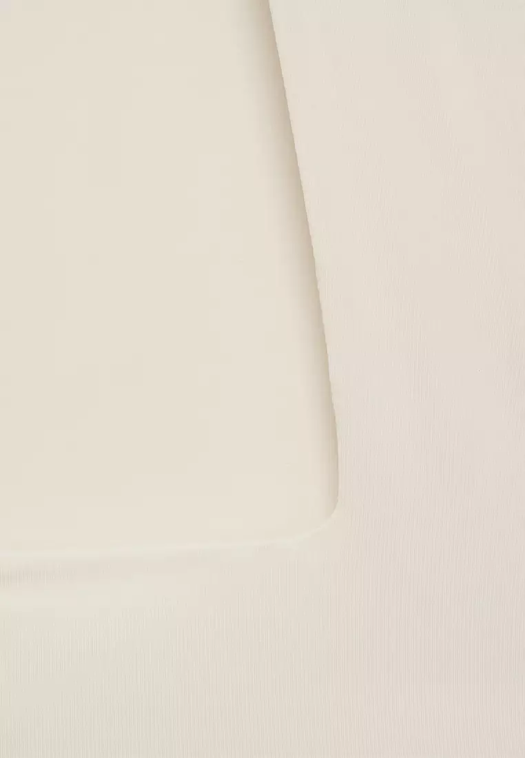 Fitted Top With Wide Straps