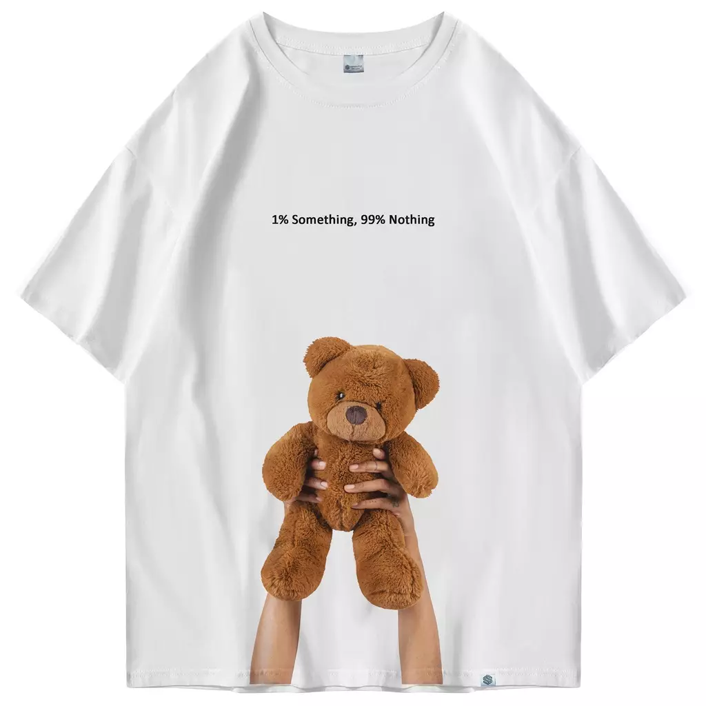 Oversized White Teddy Bear Tshirt #teddytshirt #oversizedtshirt