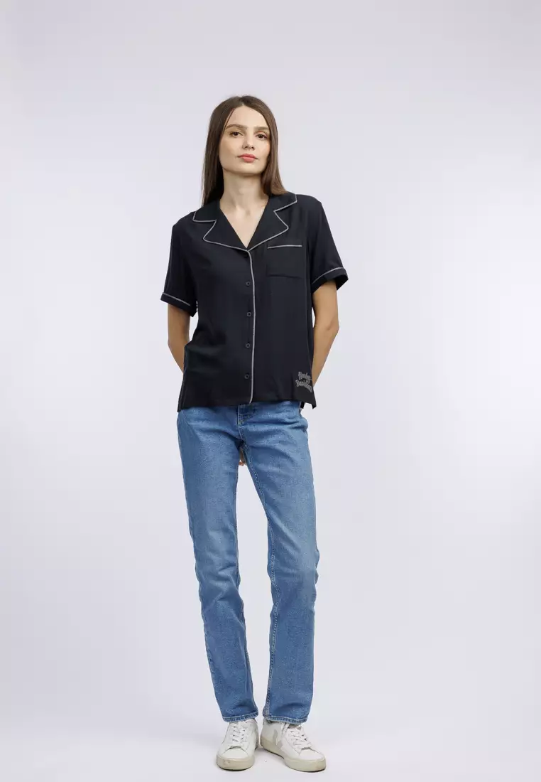 Harley-Davidson Club Crew Contrast Piping Shirt