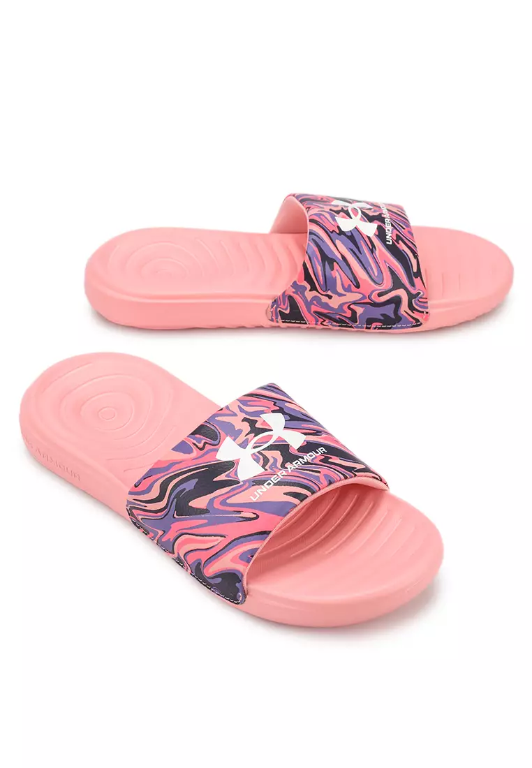 Jual Under Armour Women s Ansa Graphic Slide Sandals Original 2024