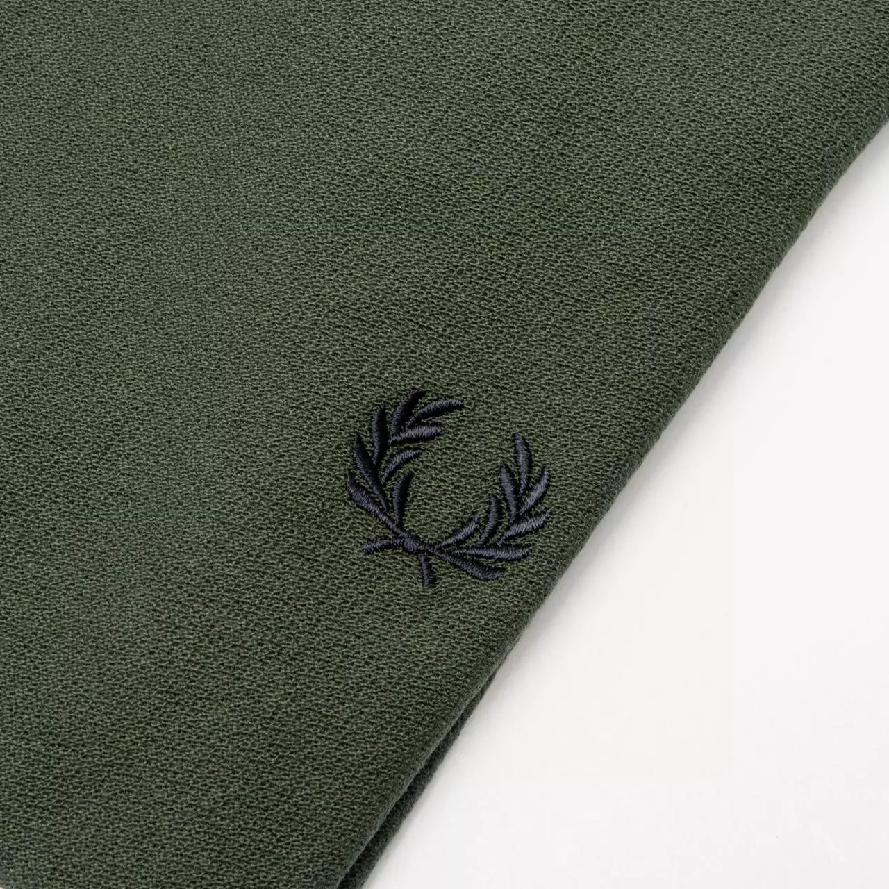 Crepe Pique Polo Shirt Court Green