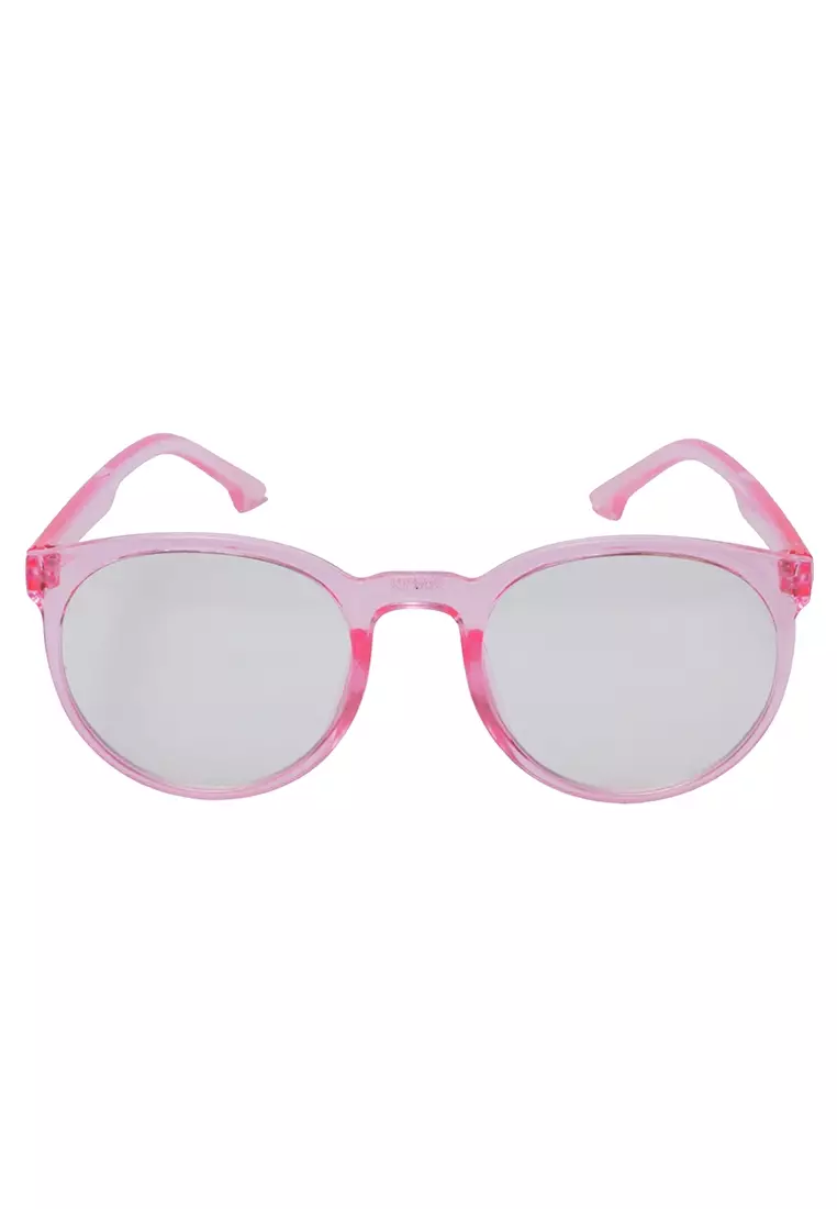 Ulrico Kacamata Anak Unisex Oval Round Frame Kids Glasses Material Plastic ORIGINAL - Pink