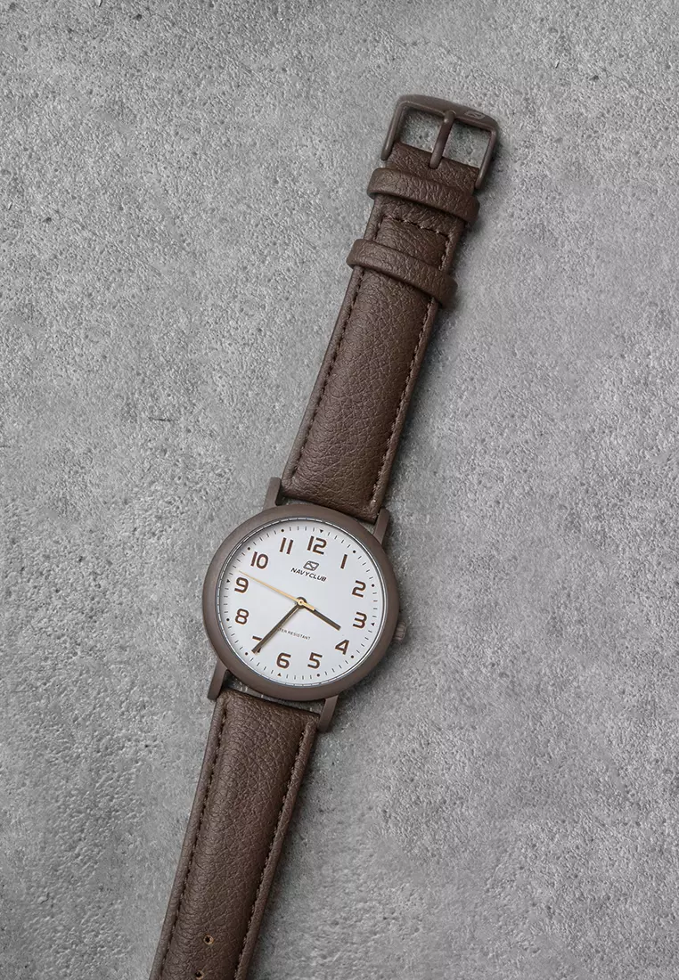 Navy Club Jam Tangan Pria dan Jam Tangan Wanita Aviator - Leather Strap