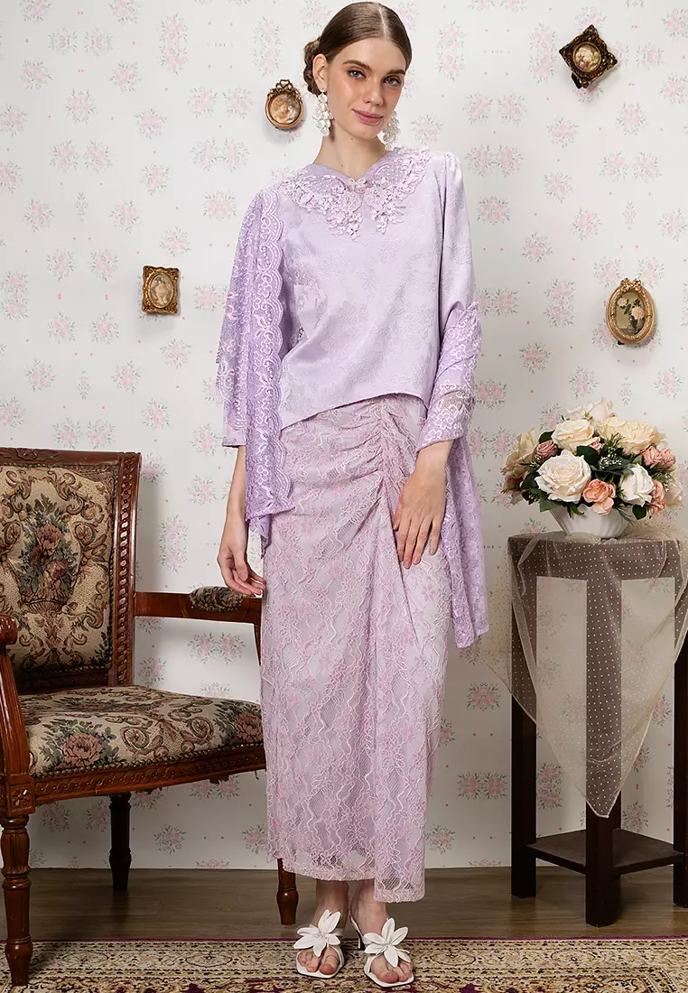 RIANI KURUNG KEDAH WITH SELENDANG SET