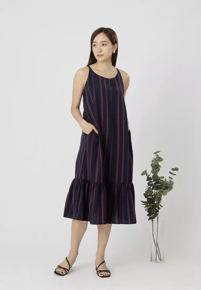 Buy MMRS. Garb Andrea Back Ribbon Midi Dress - Coloured 2025  