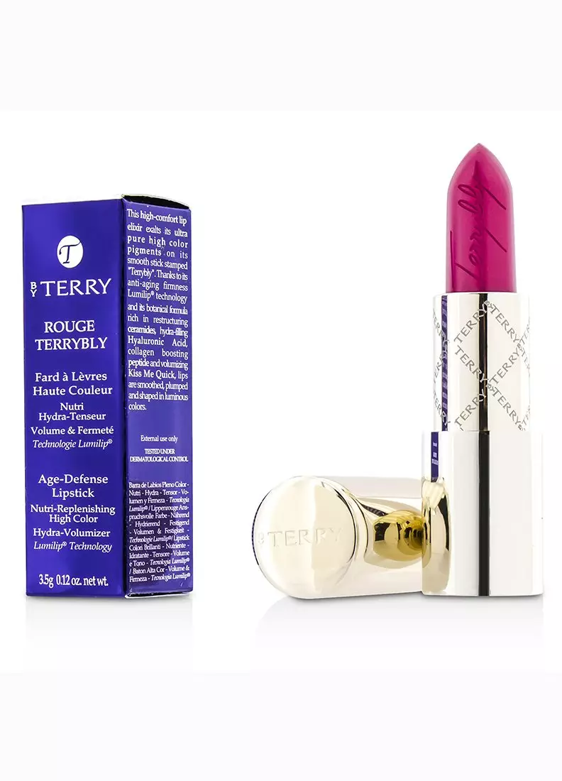 By Terry - Rouge Terrybly Age Defense Lipstick - # 504 Opulent Pink 3.5g/0.12oz