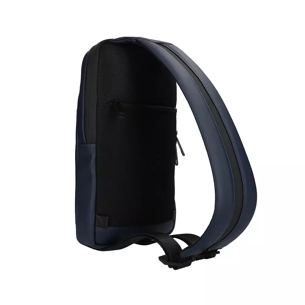 Water Resistant Chest Bag Blue Orange