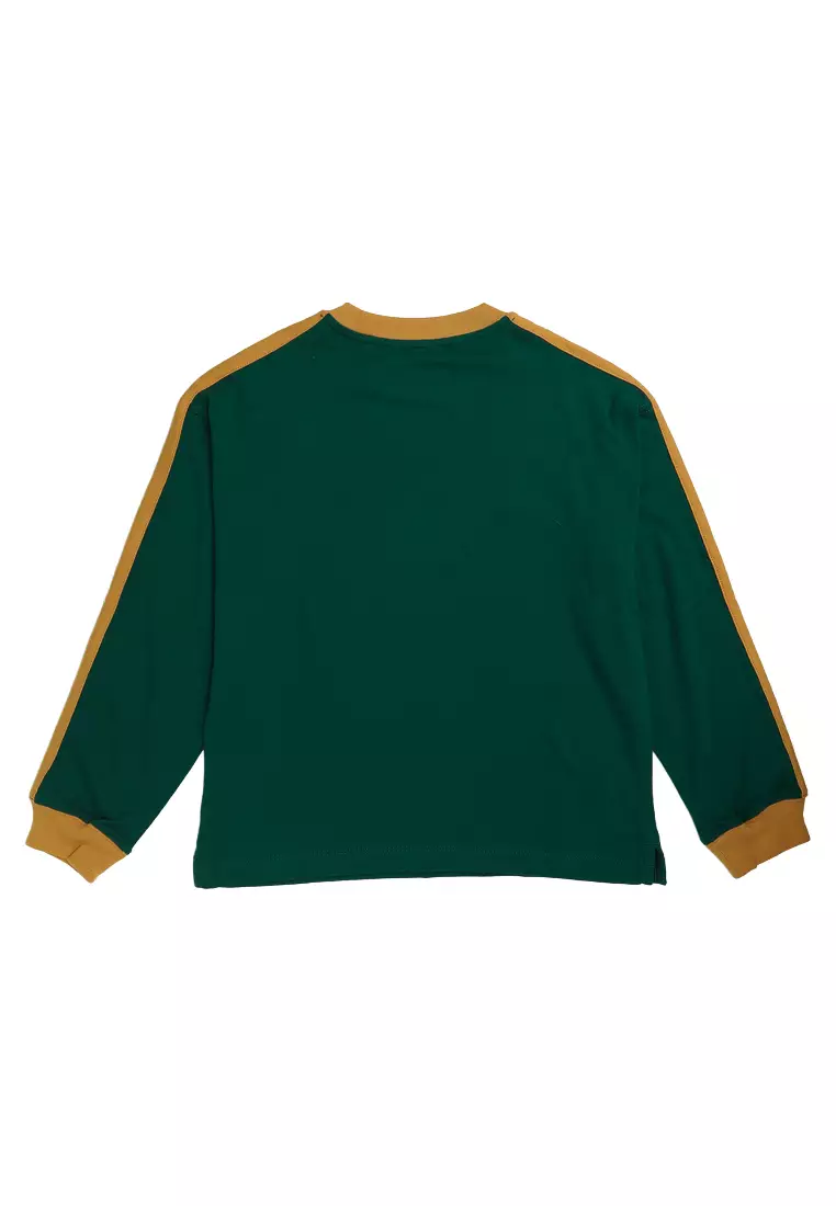 Long Sleeves Soccer Graphic Tee
