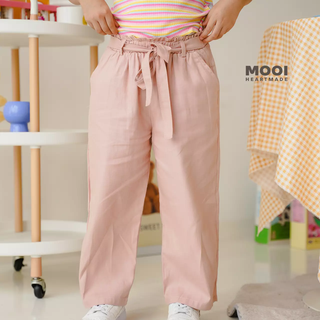 Mooi Celana Panjang Anak Perempuan Aeri Pants - Denim Blue