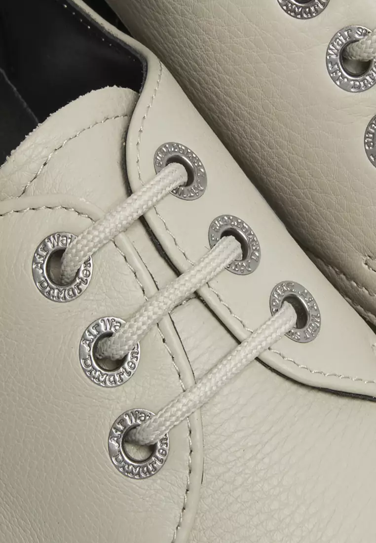 1461 Quad II Pisa Leather Platform Oxford Shoes Warmed Stone - Women