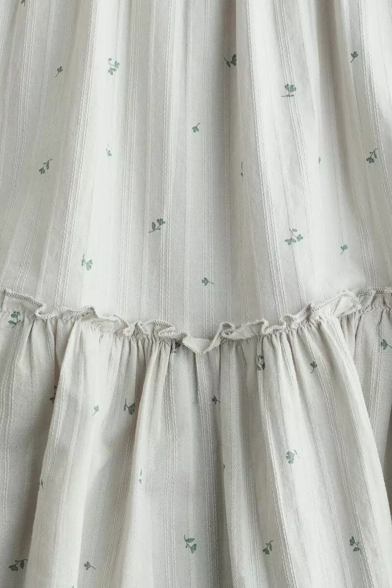 Flared cotton dress
