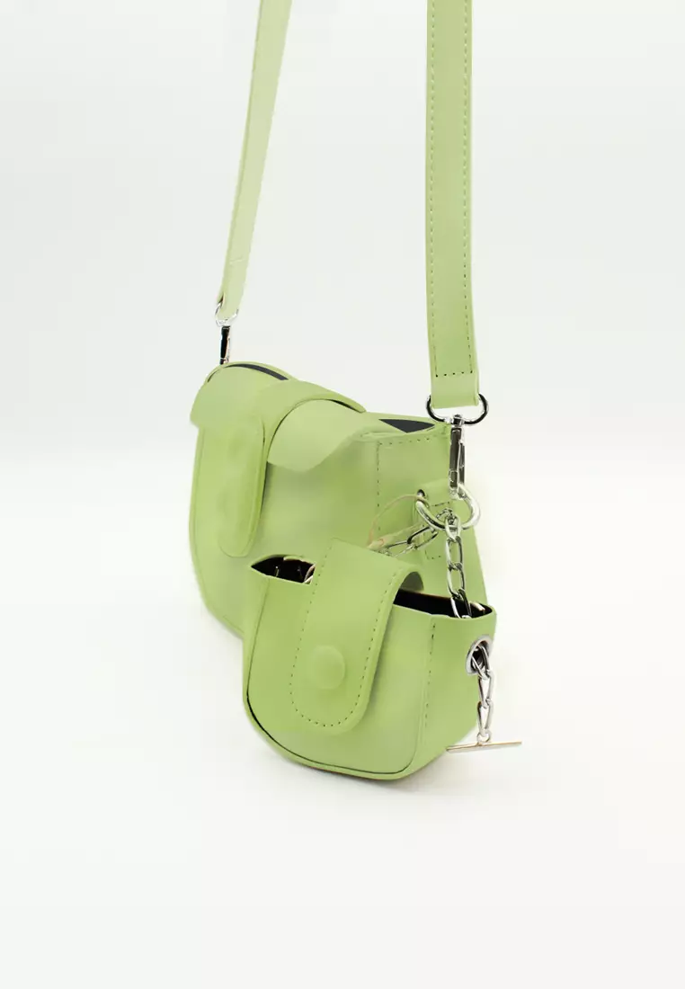 Mango buckled flap online bag