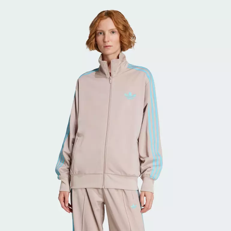 Lifestyle Adicolor Classic Firebird Loose Track Top Women Brown JX7864