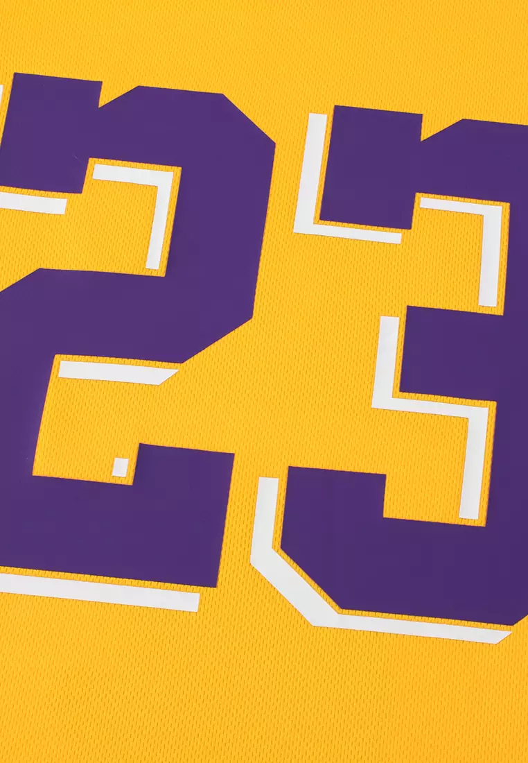 Los Angeles Lakers Lebron James #23 Basketball Jersey Player Number Basics  Tank Top Jersey