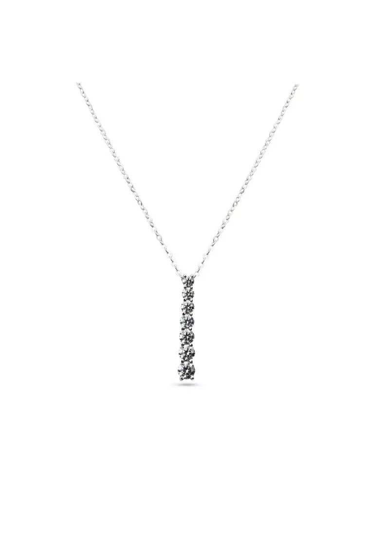 White gold bar pendant top