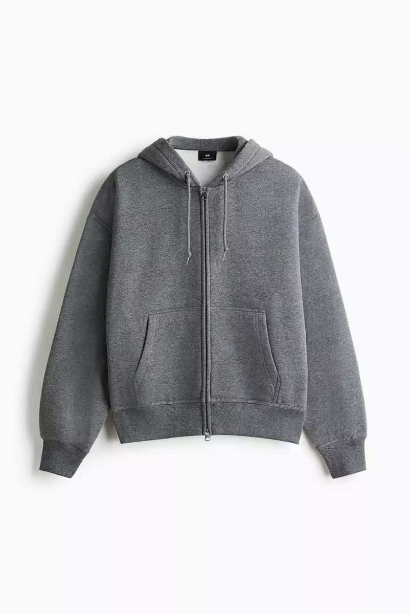 Oversized Fit Zip-through hoodie