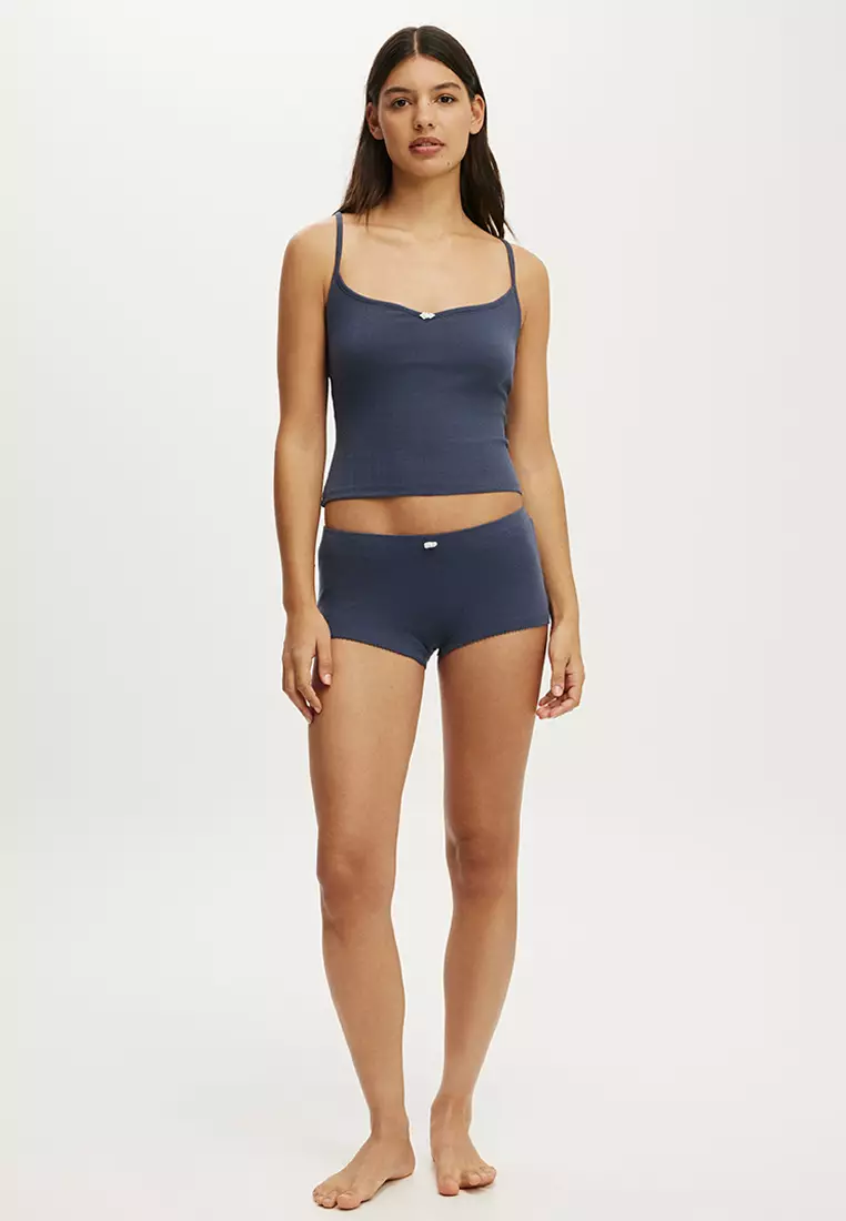 Dreamy Soft Pointelle Micro Shorts
