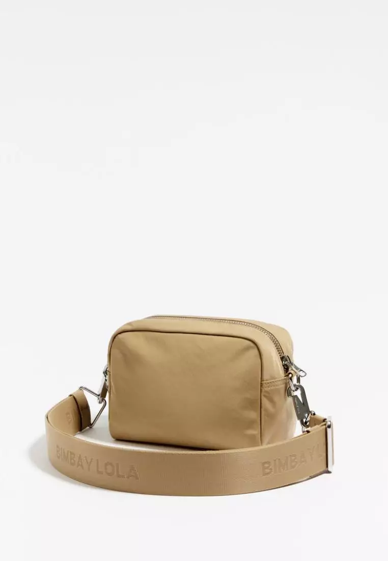 Jual Bimba Y Lola Bimba Y Lola S Tan Nylon Crossbody Bag Original 2024