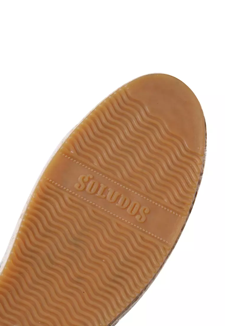 Platform Embroidery Canvas Espadrilles HB88