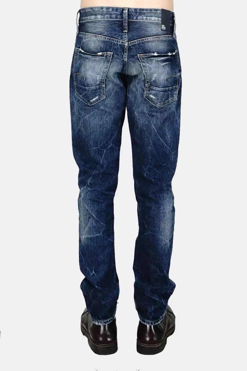 Celana Jeans Pria Slimfit E1 Raw Handmade
