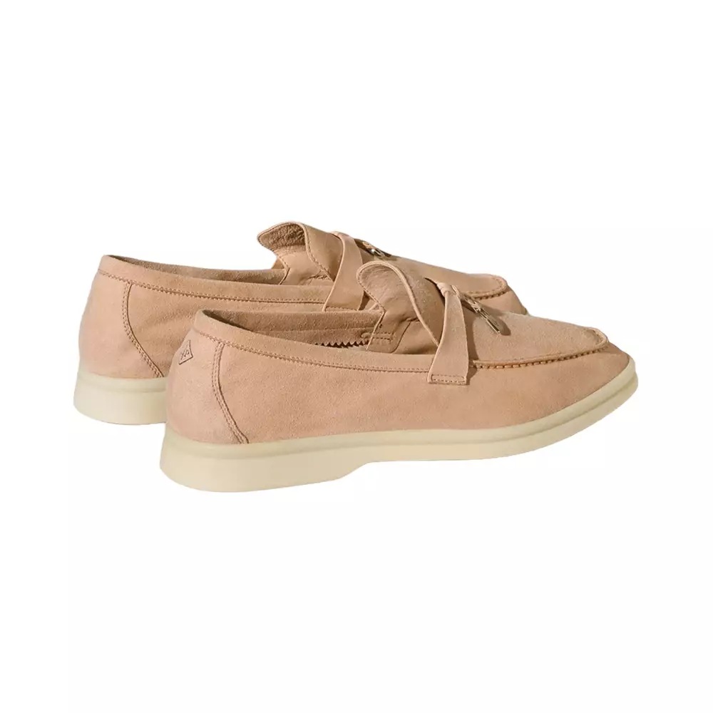 Summer Charms Walk Loafers Suede Pink Sand Shw