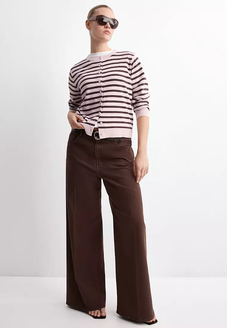 Striped Knit Cardigan