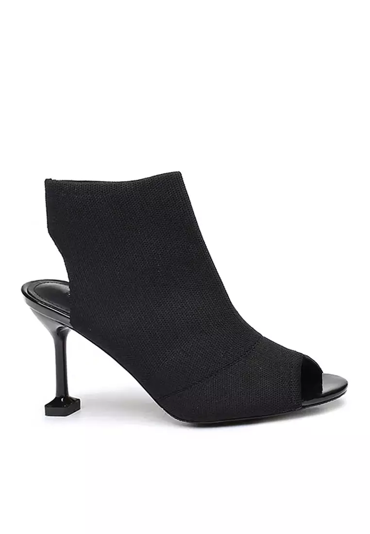 Discount on Twenty Eight Shoes  shoes - SKU: VANSA Knitted Fabric High Heel Sandals VSW-S830