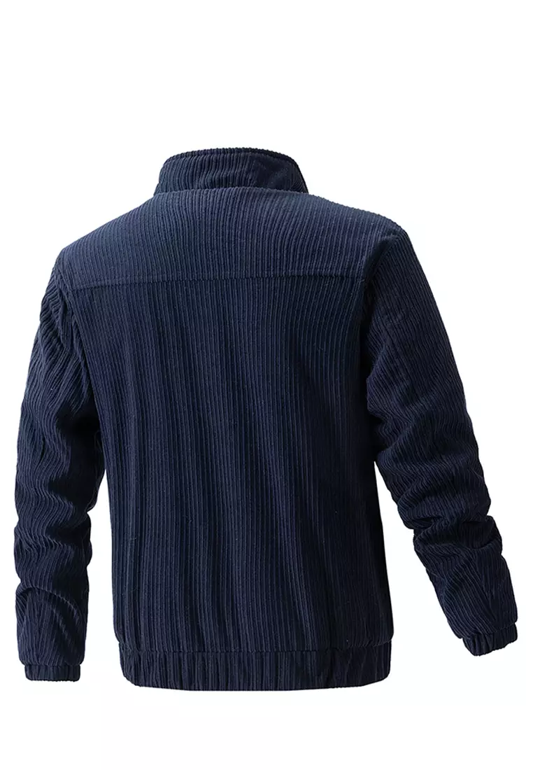 Mens blue hot sale cord jacket