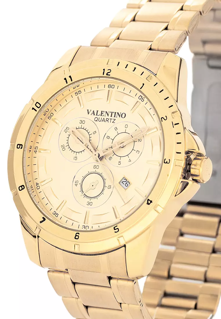 Analog Watch 20122501-Gold-Gold Dial