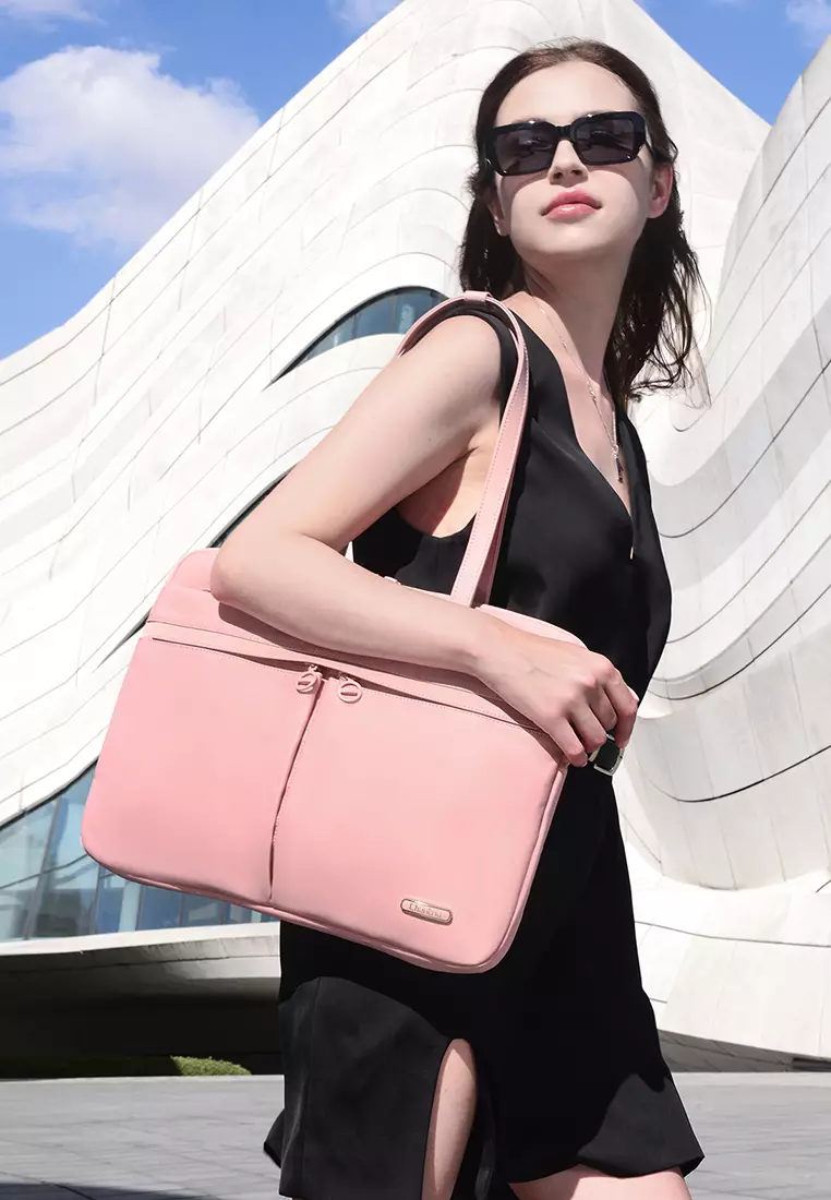 Carry All Multi-Compartment Laptop Bag Case Shoulder & Crossbody Sling Bag For Women