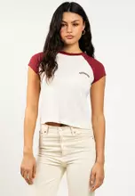 D Bone White/ Bordeaux Red