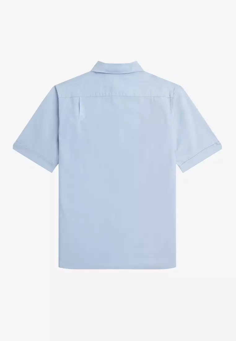 Fred perry white on sale shirt short sleeve