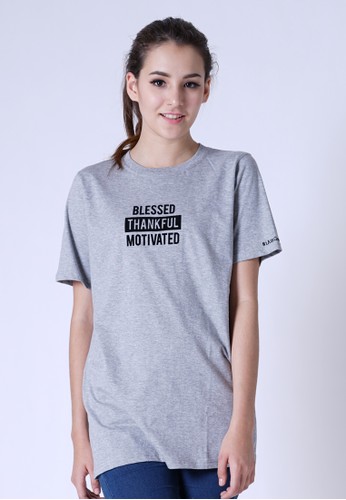 Gee Eight Grey Blessed Tees (T3154)