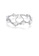 Glamorousky white Fashion and Elegant Geometric Imitation Pearl Bracelet with Cubic Zirconia 634E3AC169CDF1GS_1