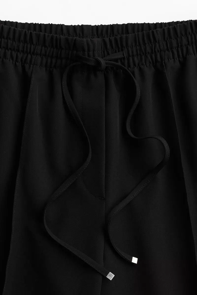 Tailored drawstring trousers