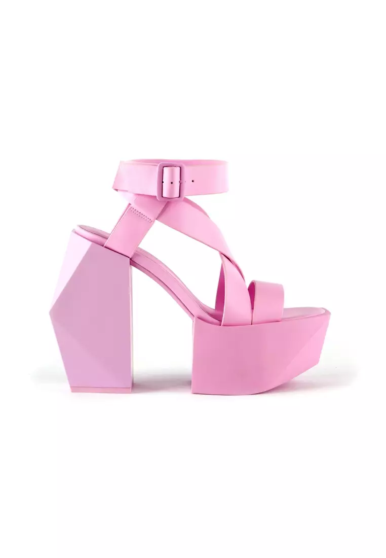 Discount on United Nude  shoes - SKU: Stage Sandal Pink Diamond