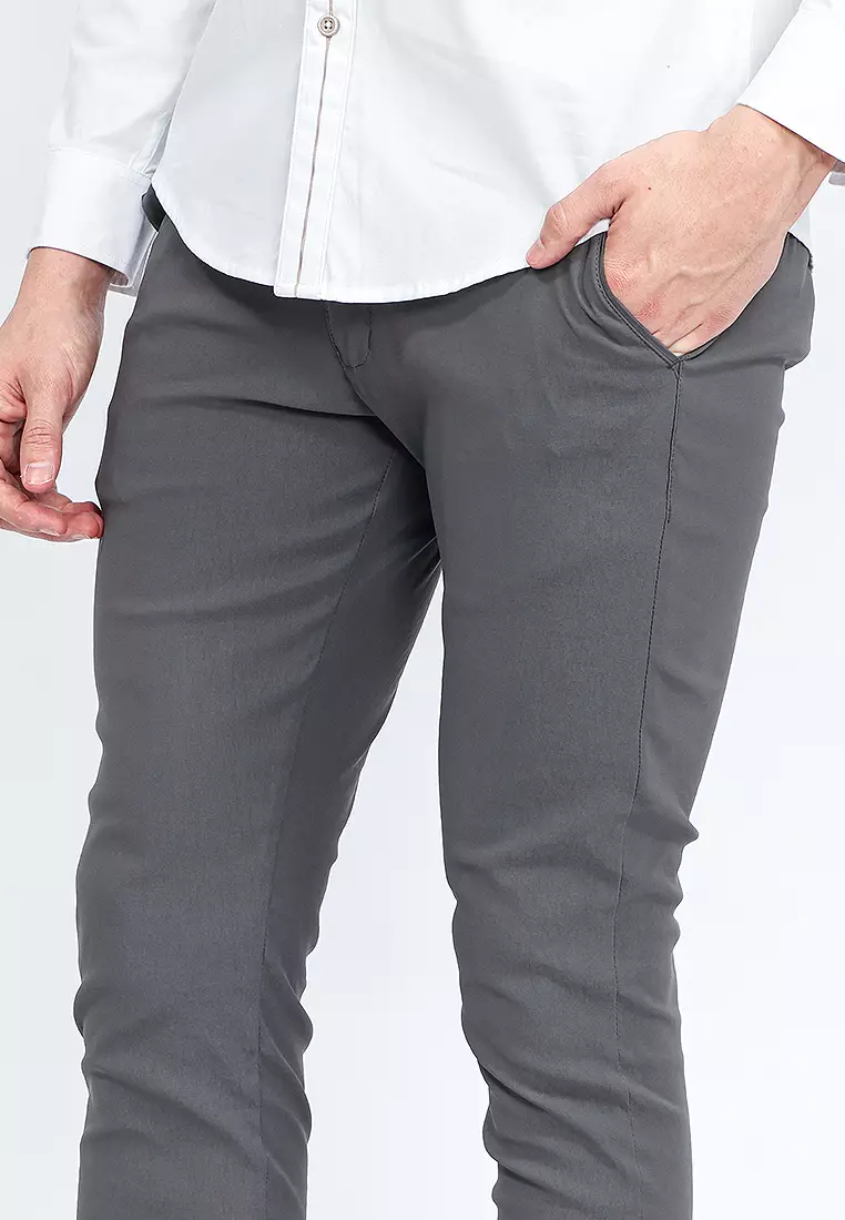 Jual Oxcon Celana Chinos Long Pants Nylon Stretch Oxcon Stone Grey