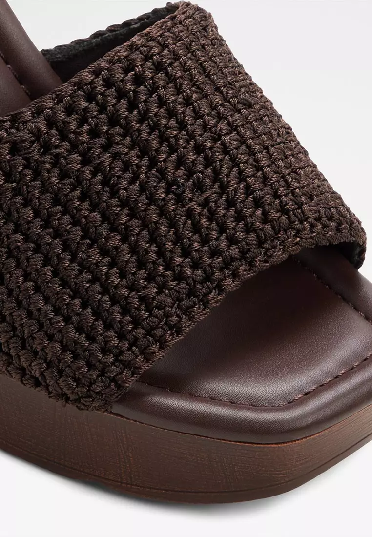 Grounded Wedge Sandals