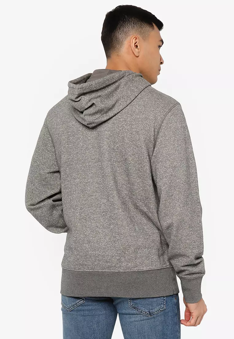 Pullover hot sale hoodie grey