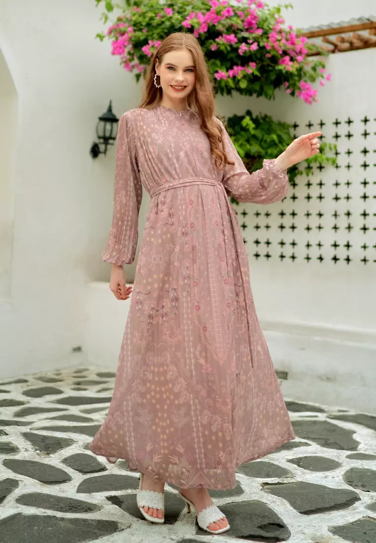 Jual Trendyol Poplin Maxi Dress Original 2024 ZALORA Indonesia