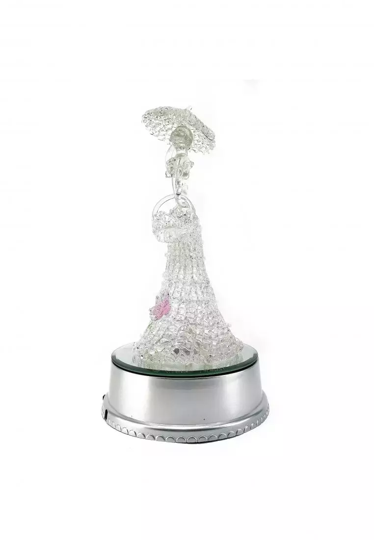 Buy LIMAN GLASS HANDCRAFTED INC. Maria Clara with Sombrero & Bag Modern ...