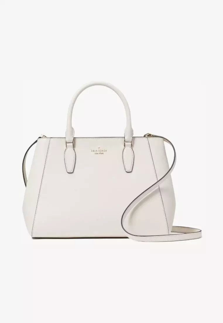 Jual Kate Spade Kate Spade Kristi Satchel Parchment Original 2024 ...