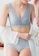 ZITIQUE grey Women's Latest Full Cup Wire-free Lace Bra - Grey 1C776USB9F1388GS_2