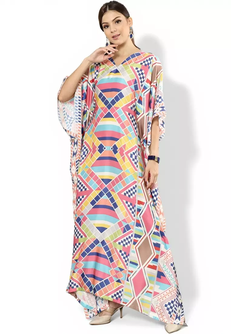 Kanzi Exclusive Short Sleeve Classic Kaftan