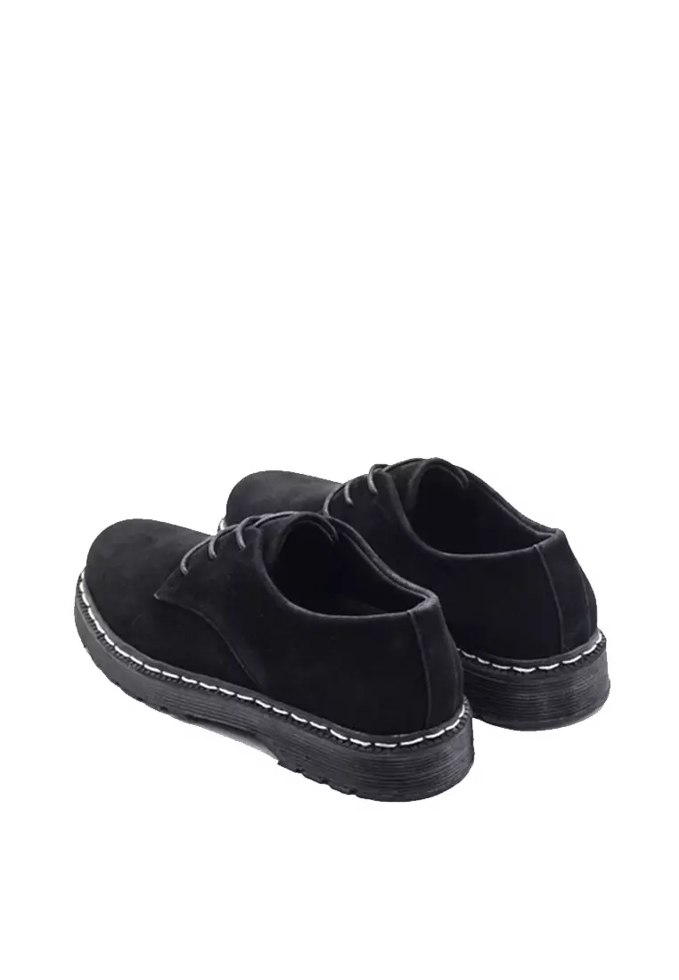 Lvnatica Grealish Suede Black Formal Shoes